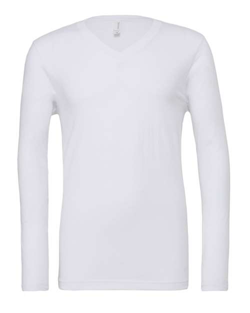 Unisex Long Sleeve V-Neck Tee Image 7