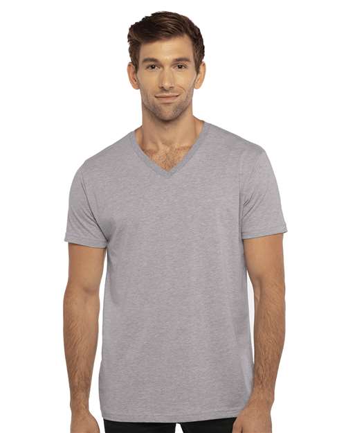 Unisex Cotton V-Neck T-Shirt Image 3