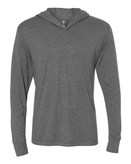 Unisex Triblend Hooded Long Sleeve Pullover T-Shirt Image 7