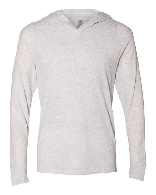 Unisex Triblend Hooded Long Sleeve Pullover T-Shirt Image 3