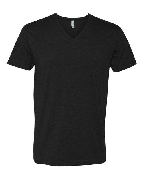 Men's CVC V-Neck T-Shirt Image 3