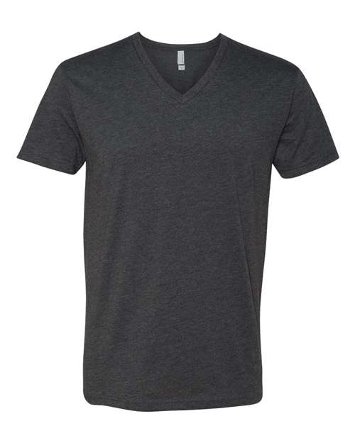 Men's CVC V-Neck T-Shirt Image 4