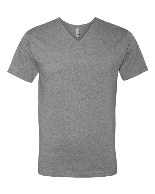 Men's CVC V-Neck T-Shirt Image 5