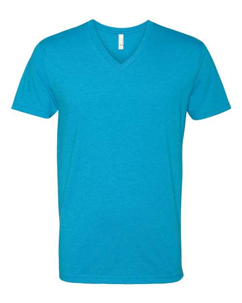 Men's CVC V-Neck T-Shirt Image 10