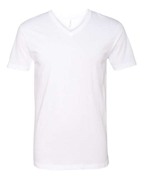 Men's CVC V-Neck T-Shirt Image 11