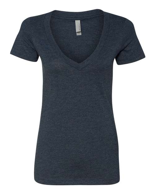 Women’s CVC Deep V-Neck T-Shirt Image 2