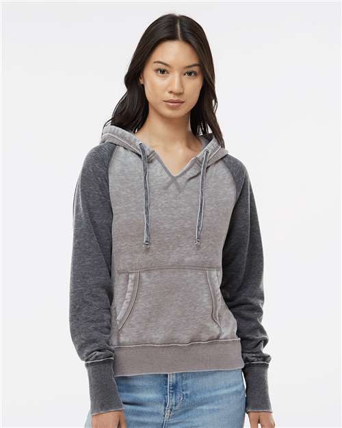 Women's Zen Fleece Raglan Hooded Sweatshirt Image 2