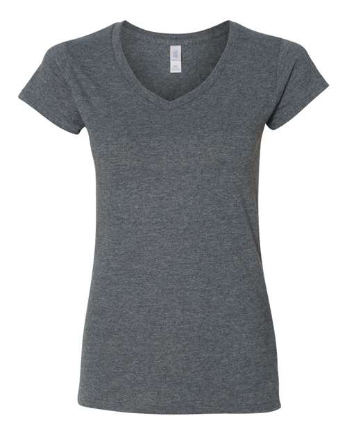 Women's Softstyle® V-Neck T-Shirt Image 5