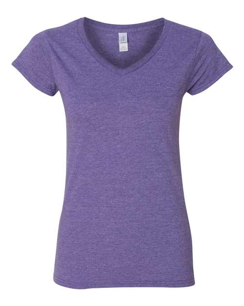 Women's Softstyle® V-Neck T-Shirt Image 6