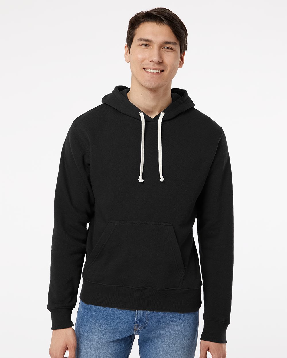 Men's Triblend Fleece Hooded Sweatshirt