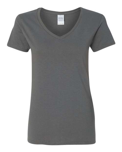 Women's Heavy Cotton™ V-Neck T-Shirt Image 4