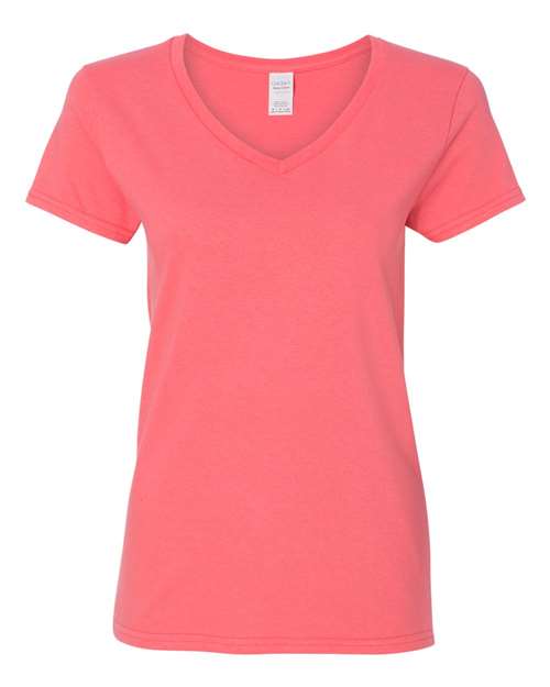 Women's Heavy Cotton™ V-Neck T-Shirt Image 5