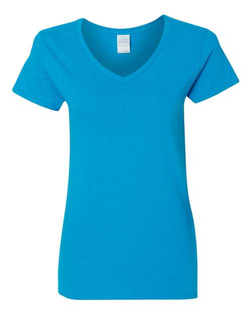 Women's Heavy Cotton™ V-Neck T-Shirt Image 13