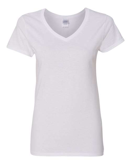 Women's Heavy Cotton™ V-Neck T-Shirt Image 15