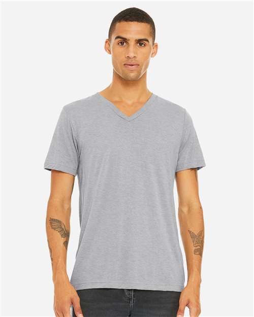 Unisex Triblend V-Neck Tee Image 3