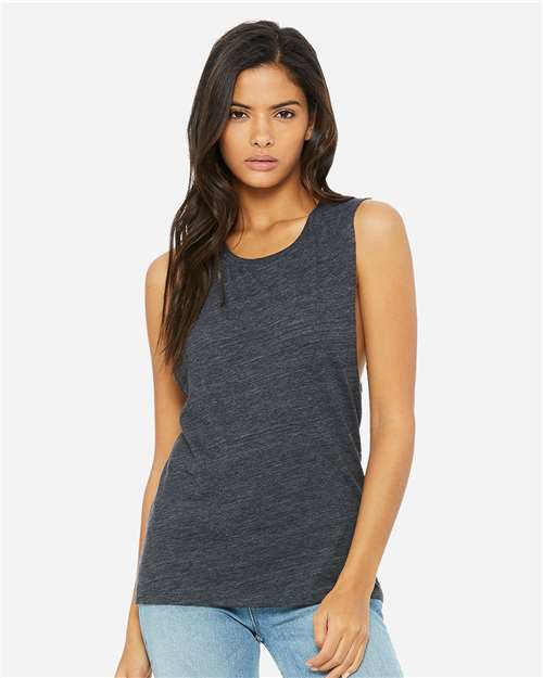 Women's Flowy Scoop Muscle Tank Image 8