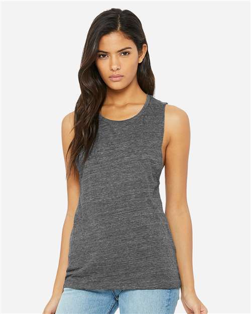 Women's Flowy Scoop Muscle Tank Image 2