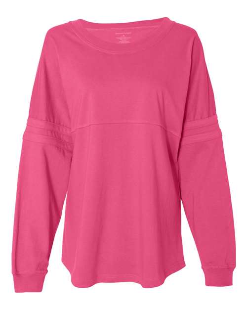 Women's Jersey Pom Pom Long Sleeve T-Shirt Image 2