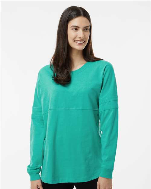 Women's Jersey Pom Pom Long Sleeve T-Shirt Image 9