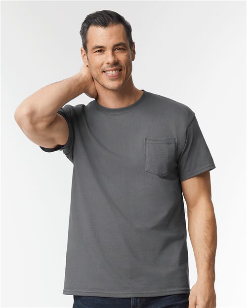 Unisex Heavy Cotton™ Pocket T-Shirt Image 1