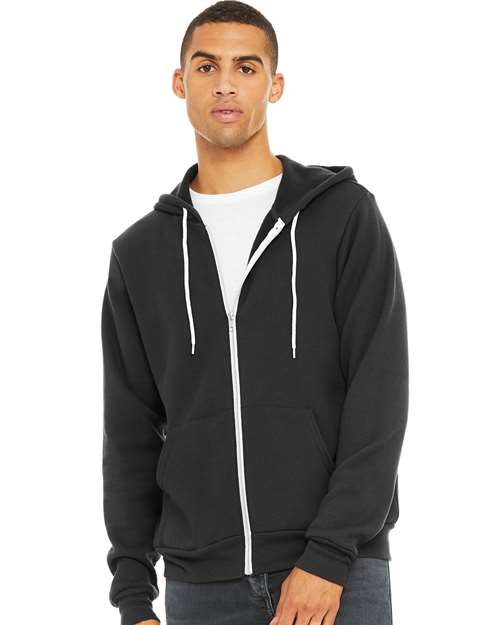 Unisex Sponge Fleece Full-Zip Hoodie Sweatshirt Image 10