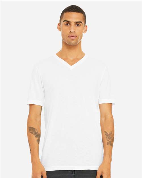 Unisex Triblend V-Neck Tee Image 25