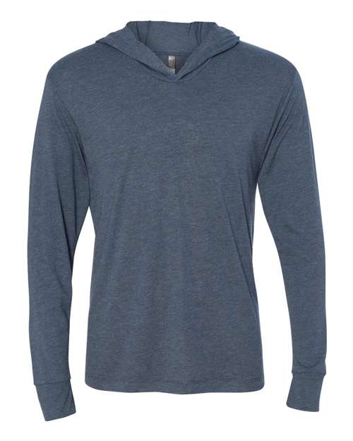 Unisex Triblend Hooded Long Sleeve Pullover T-Shirt Image 4