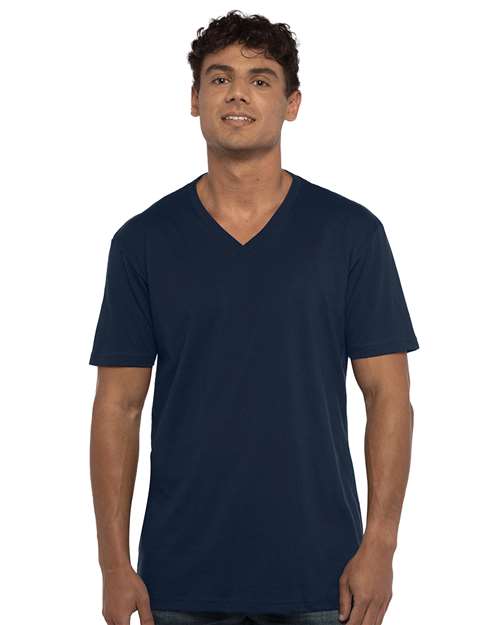 Unisex Cotton V-Neck T-Shirt Image 5