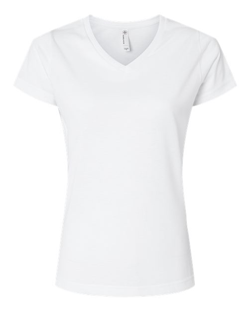 Women's Polyester Sublimation V-Neck Tee Image 2