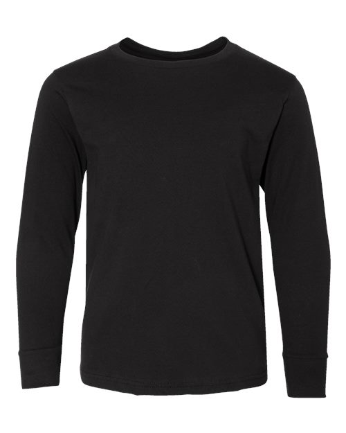 Youth Fine Jersey Long Sleeve Tee Image 2