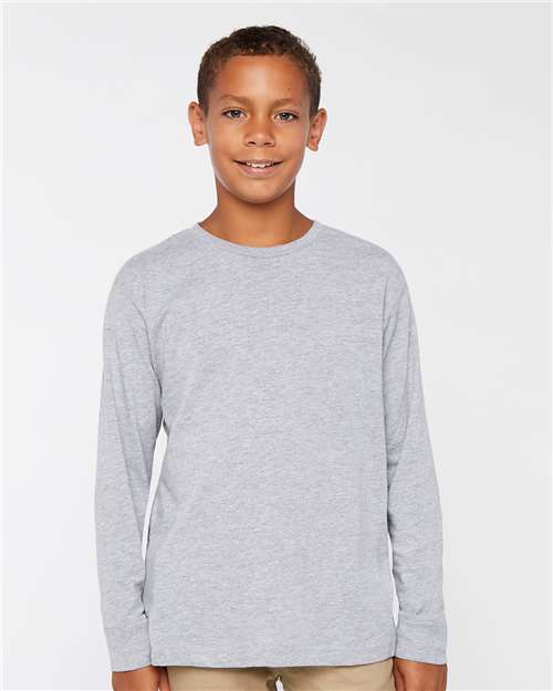 Youth Fine Jersey Long Sleeve Tee Image 7