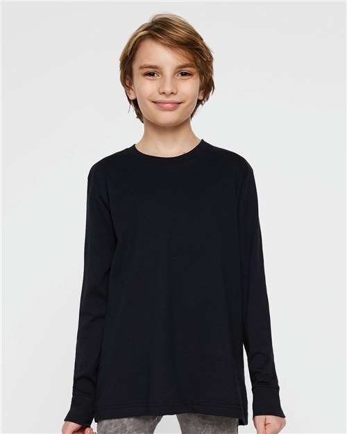 Youth Fine Jersey Long Sleeve Tee Image 12