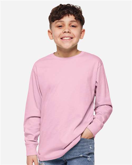 Youth Fine Jersey Long Sleeve Tee Image 14