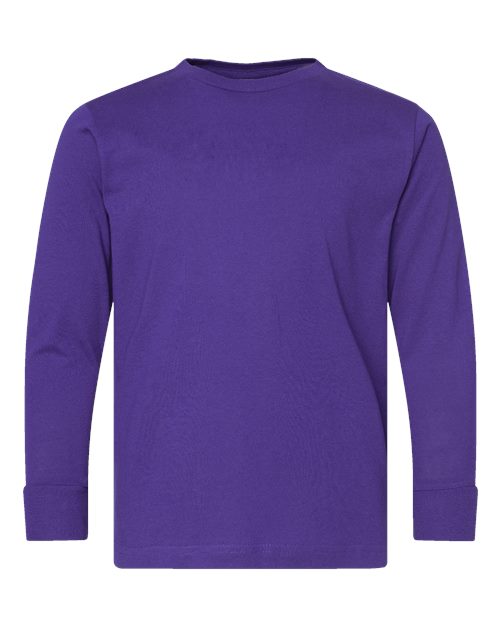 Youth Fine Jersey Long Sleeve Tee Image 15