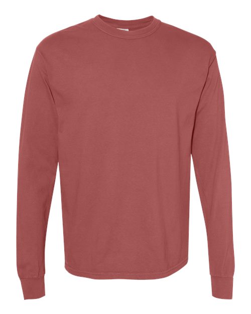 Unisex Garment-Dyed Heavyweight Long Sleeve T-Shirt Image 7