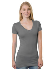 Women's USA-Made V-Neck T-Shirt Image 1