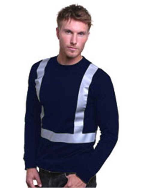Men's USA-Made Hi-Visibility Long Sleeve T-Shirt