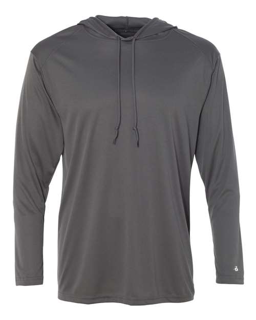Unisex B-Core Hooded Long Sleeve T-Shirt Image 3
