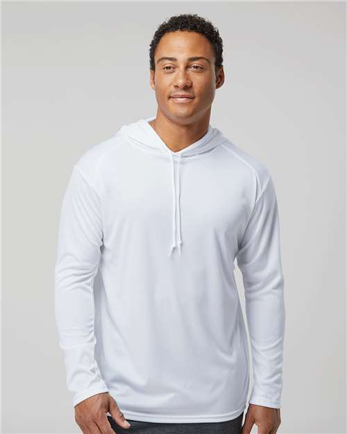 Unisex B-Core Hooded Long Sleeve T-Shirt Image 9