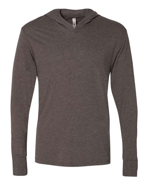 Unisex Triblend Hooded Long Sleeve Pullover T-Shirt Image 5