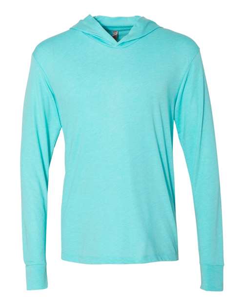 Unisex Triblend Hooded Long Sleeve Pullover T-Shirt Image 9