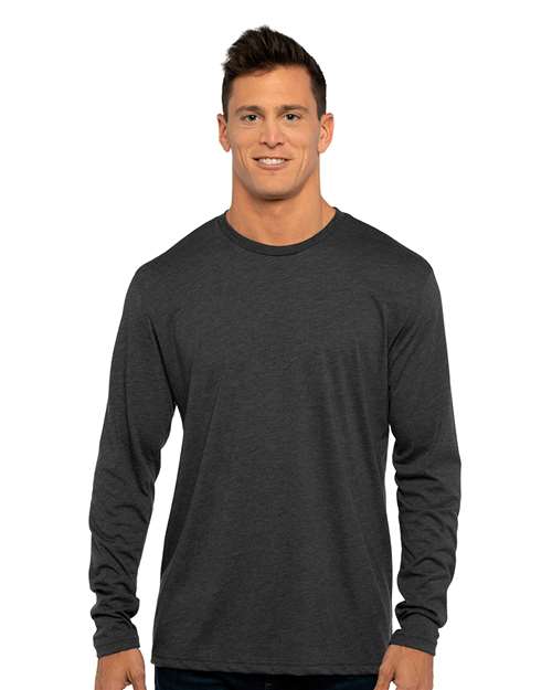Men's Triblend Long Sleeve T-Shirt Image 7