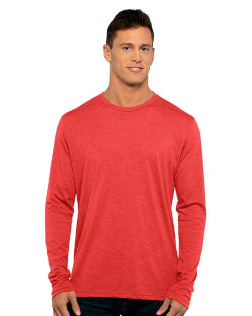 Men's Triblend Long Sleeve T-Shirt Image 9