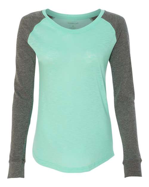 Women’s Preppy Patch Slub Long Sleeve T-Shirt Image 6