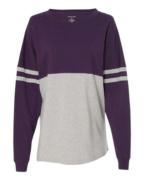 Women's Jersey Pom Pom Long Sleeve T-Shirt Image 7