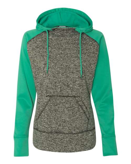 Women’s Colorblocked Cosmic Fleece Hooded Sweatshirt Image 4