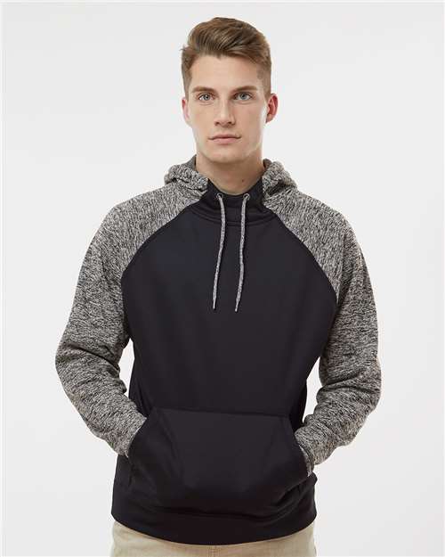 Men's Colorblocked Cosmic Fleece Hooded Sweatshirt Image 2