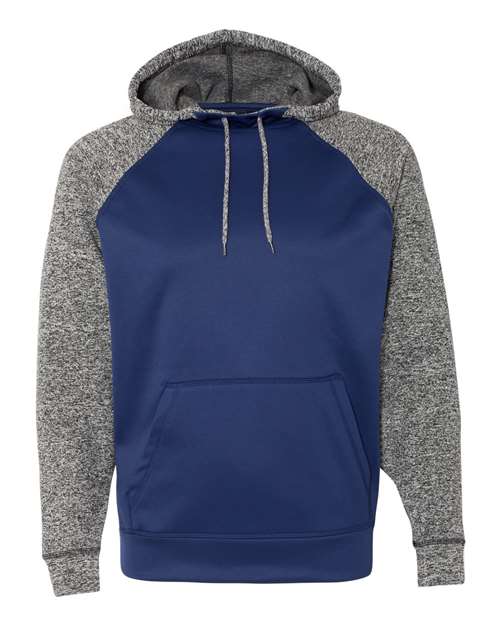 Men's Colorblocked Cosmic Fleece Hooded Sweatshirt Image 3