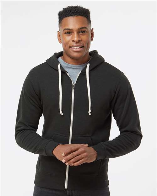 Men's Triblend Full-Zip Hooded Sweatshirt