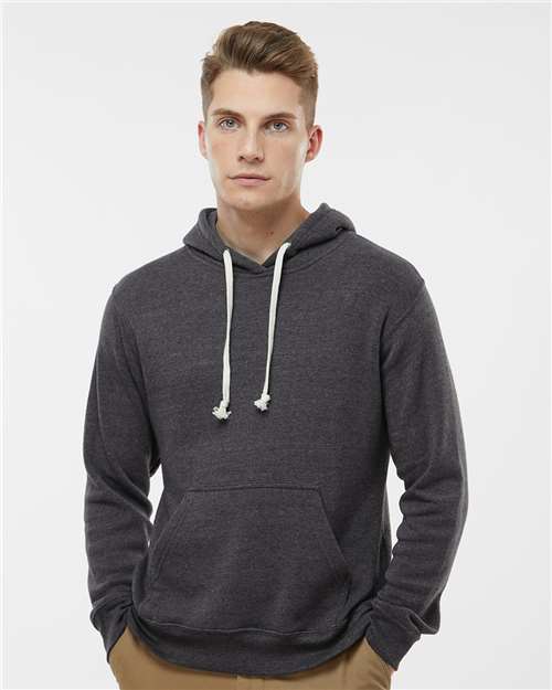 Men's Triblend Fleece Hooded Sweatshirt Image 8